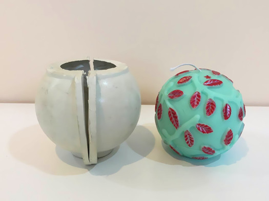 Candle Making Temperature - DIY 패턴 볼 캔들용 고온 방지