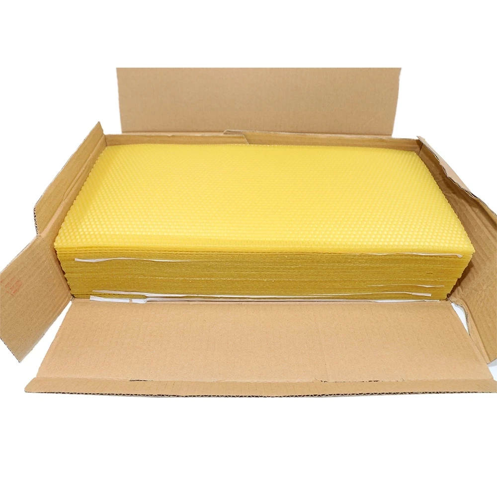 Candle Making With Beeswax - 벌집 벌집 프레임, 파운데이션 종이 양초
