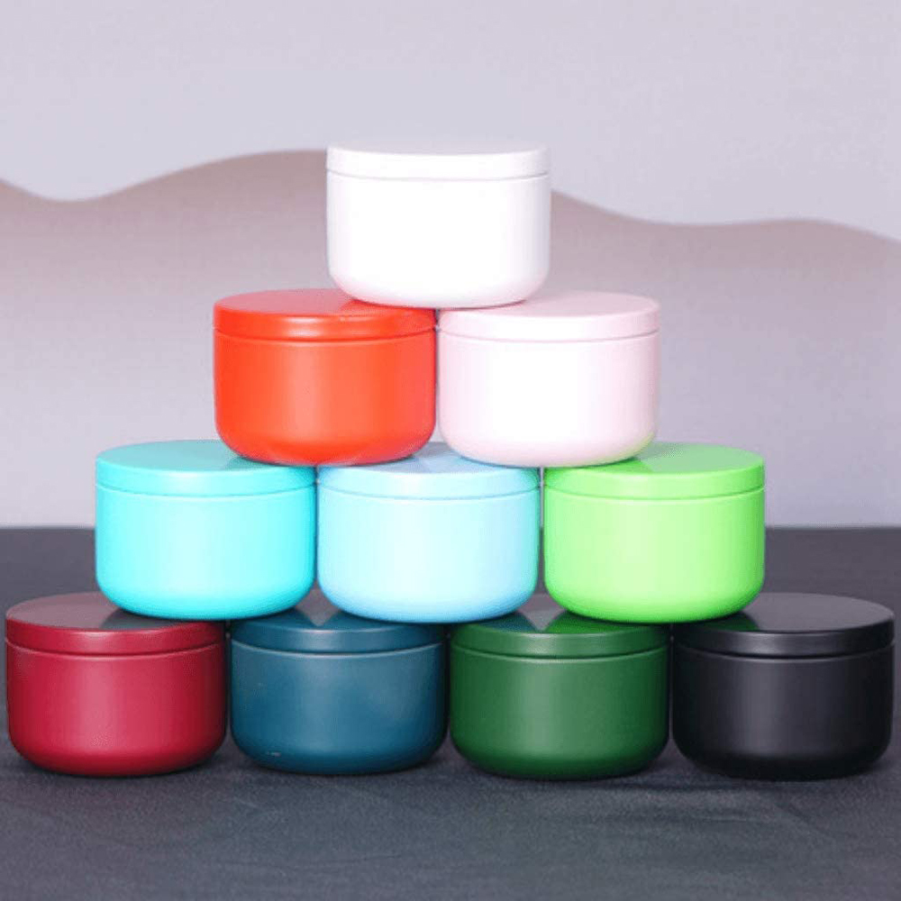 Candle Making Jars - 밀폐 뚜껑 포함 차 캔 Tinplate