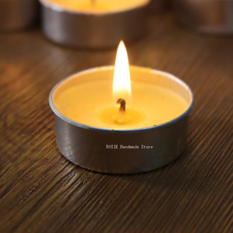 100 심지 100 스티커 포함 빈 차 왁스 원형 알루 - Candle Making Jars 리뷰 및 가격