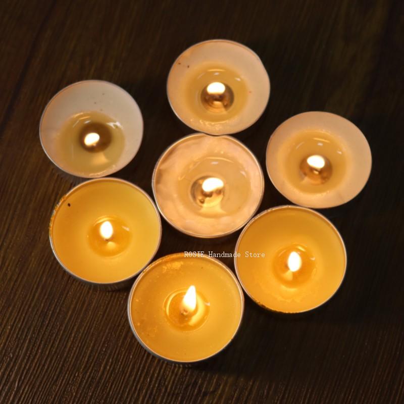 100 심지 100 스티커 포함 빈 차 왁스 원형 알루 - Candle Making Jars 리뷰 및 가격
