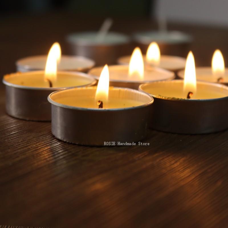 100 심지 100 스티커 포함 빈 차 왁스 원형 알루 - Candle Making Jars 리뷰 및 가격