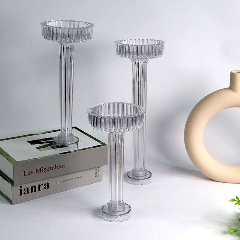 3D 꽃병 모양 양초 몰드 DIY 스트라이프 기둥 향초 - Candle Making Jars 리뷰 및 가격