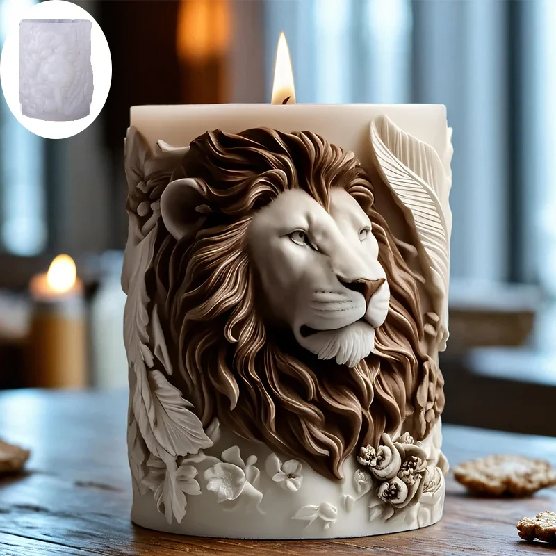 3D 사자 릴리프 양초 몰드 - 고급 사자 털 복제,  - Candle Making Temperature 리뷰 및 가격