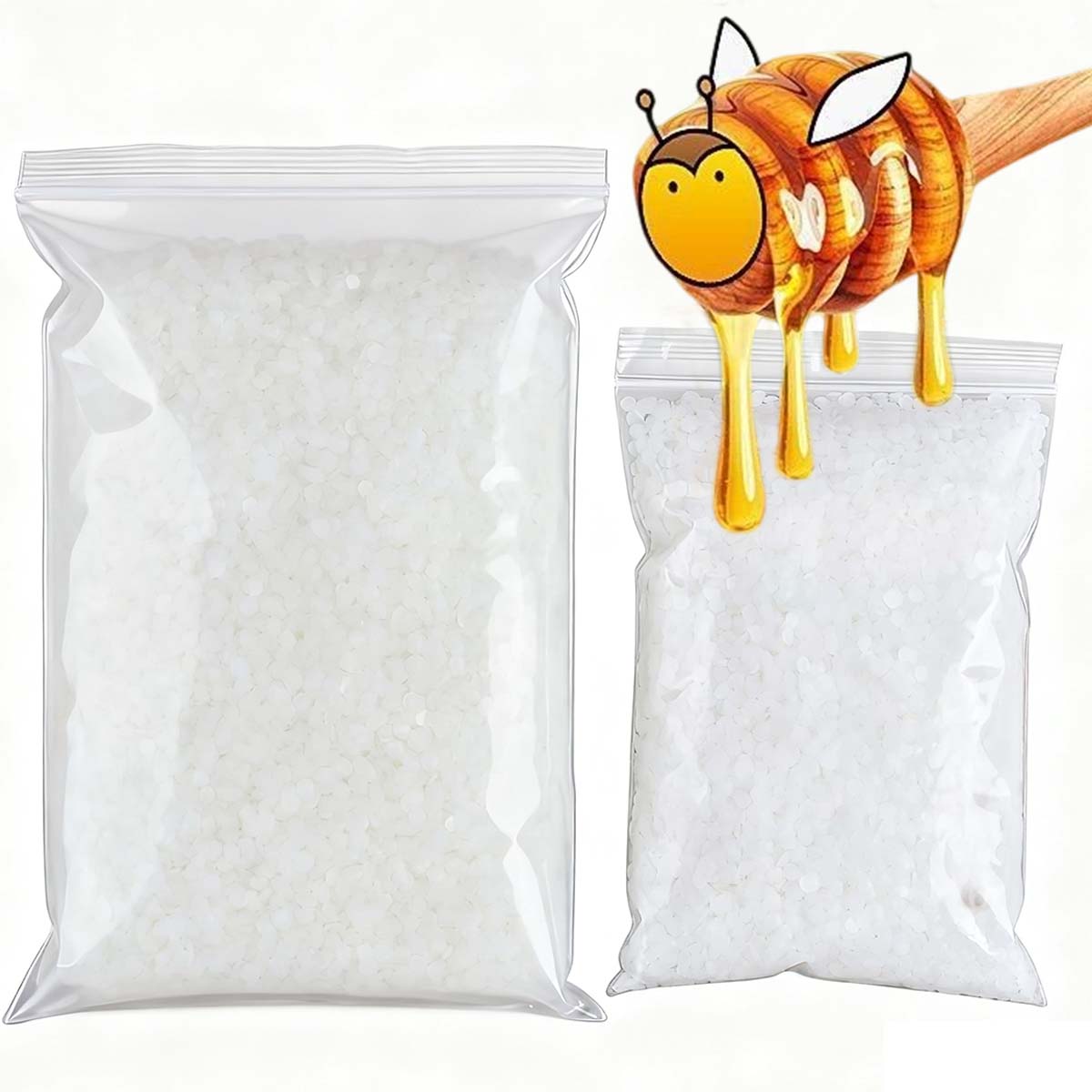 200g-1000g 백색 밀랍 순수 천연 과립형 향초  - Candle Making With Beeswax 리뷰 및 가격