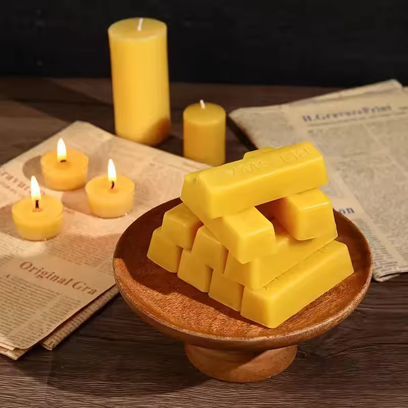 핫세일 4/8개입 순수 밀랍 블록, 고품질 왁싱 재료, - Candle Making With Beeswax 리뷰 및 가격